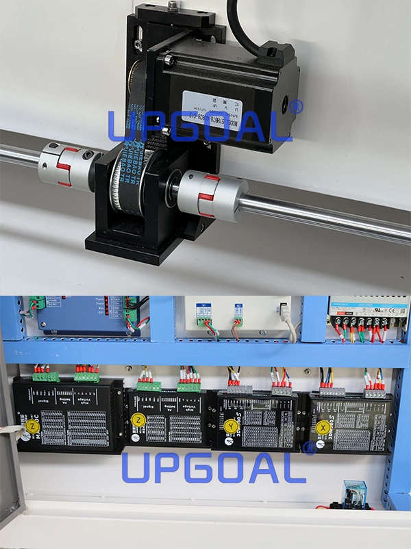 Mixed Live Focus Metal Non Metal CO2 Laser Cutter Machine with Dual Head 300W & 90W 1300*900mm for Stainless Steel/Carbon Steel/Wood/Acrylic