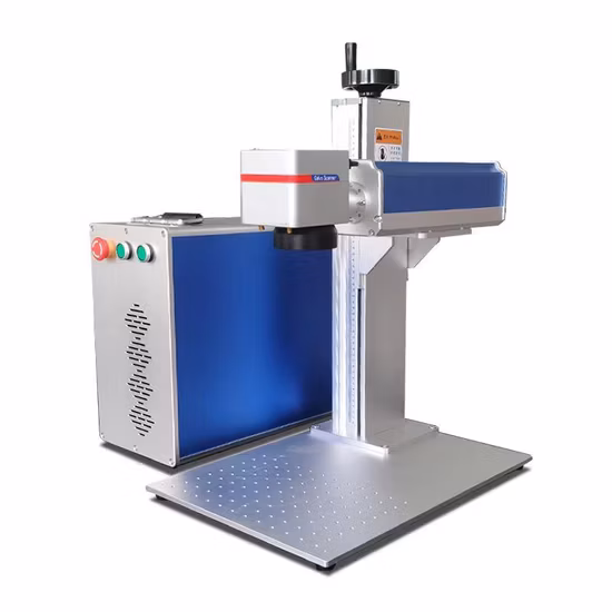 20W 30W лазерная маркировочная машина для металлических пластиковых ушных бирок для животных