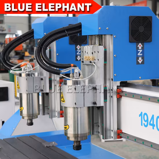 Многошпиндельный 3D-фрезерный станок с ЧПУ по дереву 1940 года с высокоскоростным фрезерным станком с ЧПУ и двойной головкой для продажи в Италии